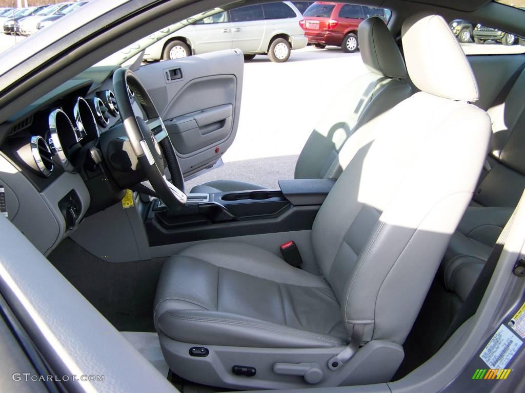 2007 Mustang V6 Premium Coupe - Tungsten Grey Metallic / Light Graphite photo #9