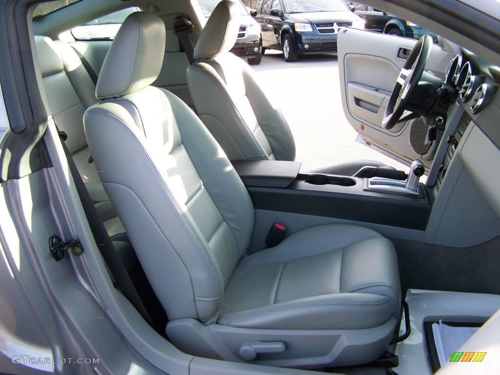 2007 Mustang V6 Premium Coupe - Tungsten Grey Metallic / Light Graphite photo #10