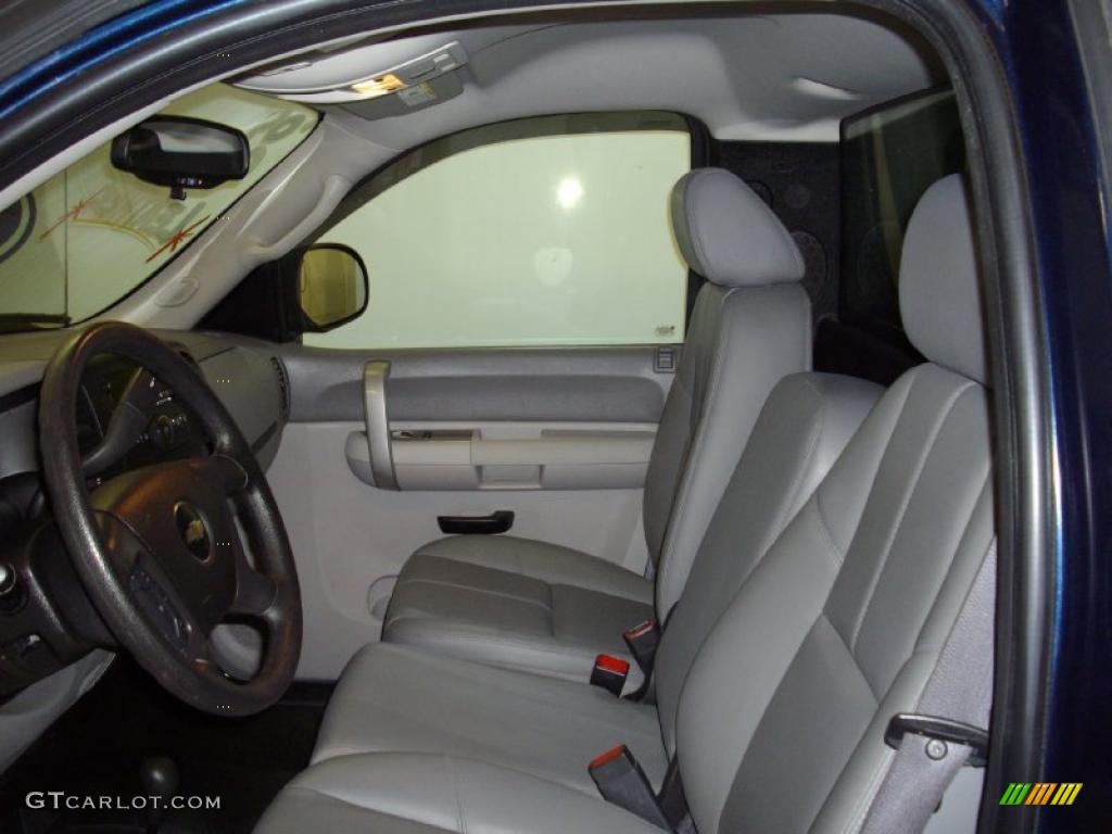 2009 Silverado 1500 LS Regular Cab 4x4 - Imperial Blue Metallic / Dark Titanium photo #11