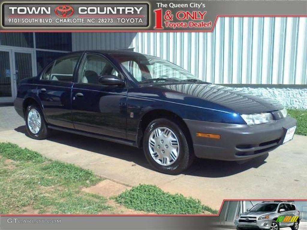 1998 S Series SL1 Sedan - Dark Blue Pearl Metallic / Black/Gray photo #1