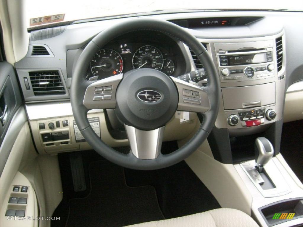 2011 Outback 2.5i Premium Wagon - Ruby Red Pearl / Warm Ivory photo #6