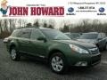 2011 Cypress Green Pearl Subaru Outback 2.5i Premium Wagon  photo #1