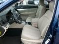 Warm Ivory 2011 Subaru Outback 2.5i Premium Wagon Interior Color