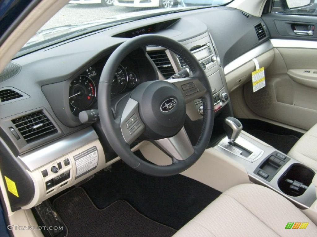 Warm Ivory Interior 2011 Subaru Outback 2.5i Premium Wagon Photo #46036704