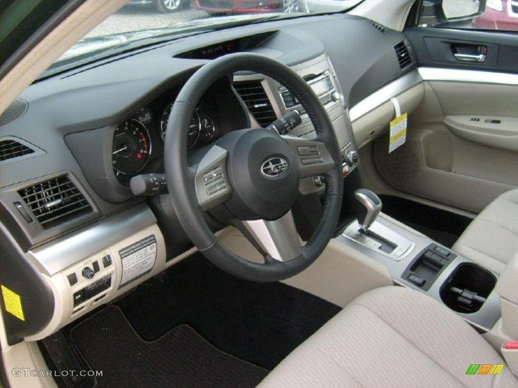 Warm Ivory Interior 2011 Subaru Outback 2.5i Premium Wagon Photo #46036842