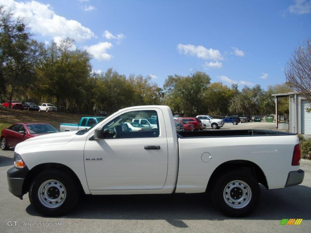 Stone White 2009 Dodge Ram 1500 ST Regular Cab Exterior Photo #46036881