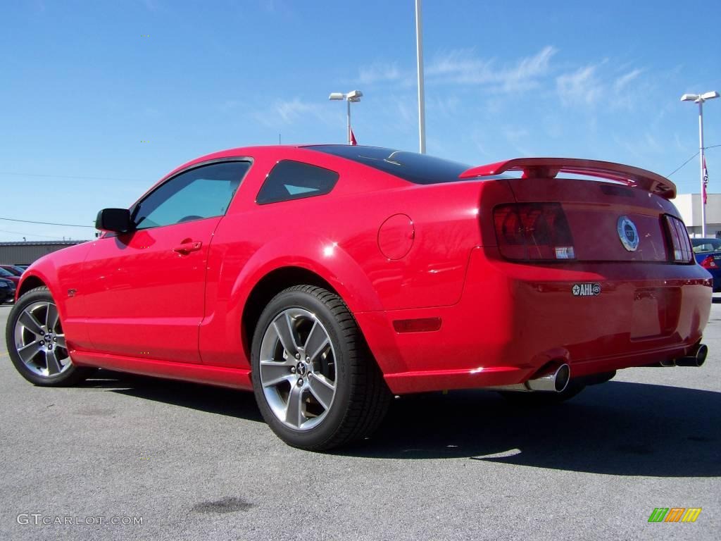 2008 Mustang GT Premium Coupe - Torch Red / Dark Charcoal photo #7