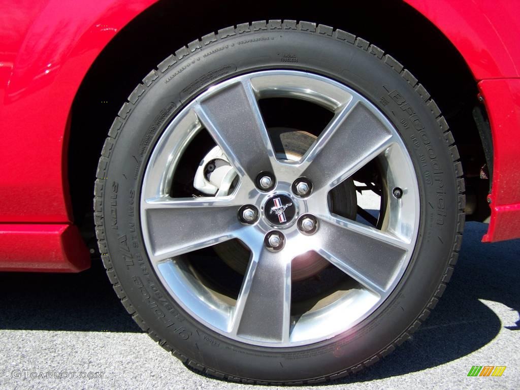 2008 Mustang GT Premium Coupe - Torch Red / Dark Charcoal photo #8