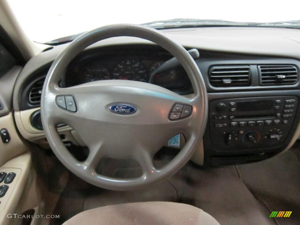 2001 Ford Taurus SE Medium Parchment Dashboard Photo #46039327