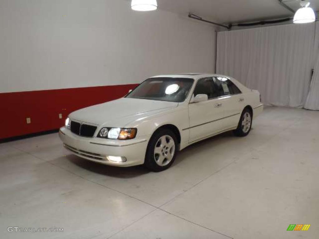 1999 Q 45 t Sedan - Aspen White Pearl / Beige photo #8
