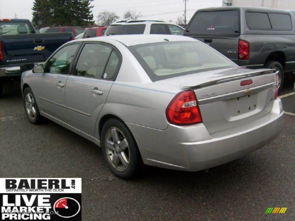 2006 Malibu LTZ Sedan - Silverstone Metallic / Titanium Gray photo #3