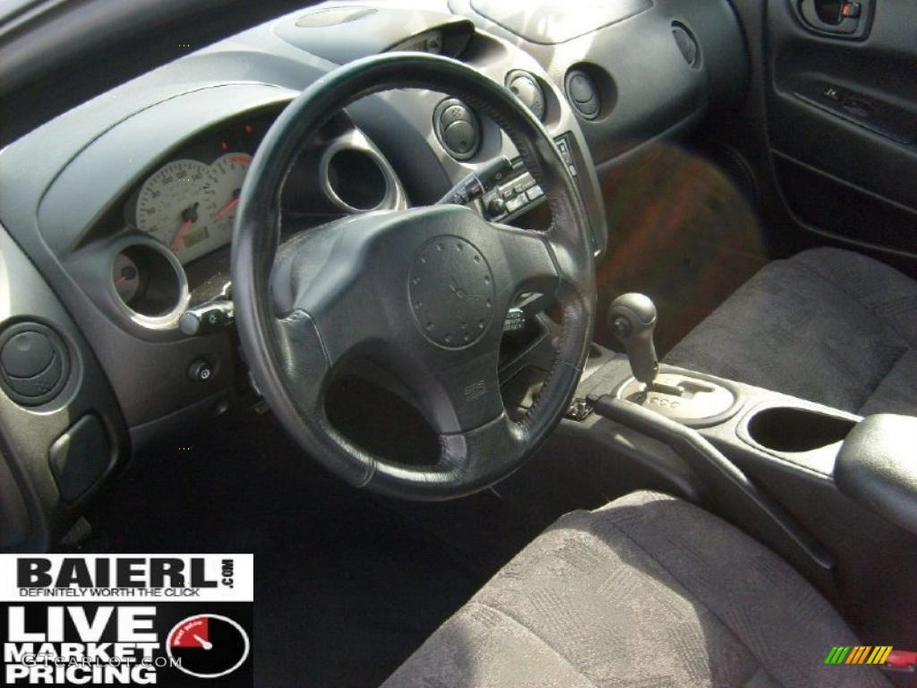2002 Eclipse GS Coupe - Chrome Blue Pearl / Black photo #11