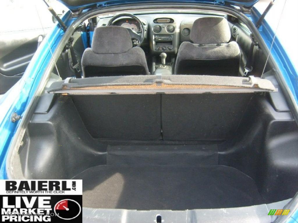 2002 Eclipse GS Coupe - Chrome Blue Pearl / Black photo #14