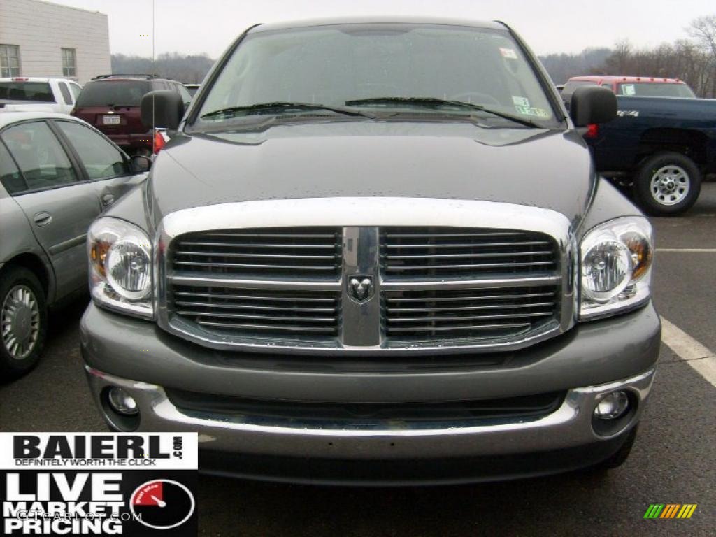 2008 Ram 1500 SLT Quad Cab 4x4 - Mineral Gray Metallic / Medium Slate Gray photo #2