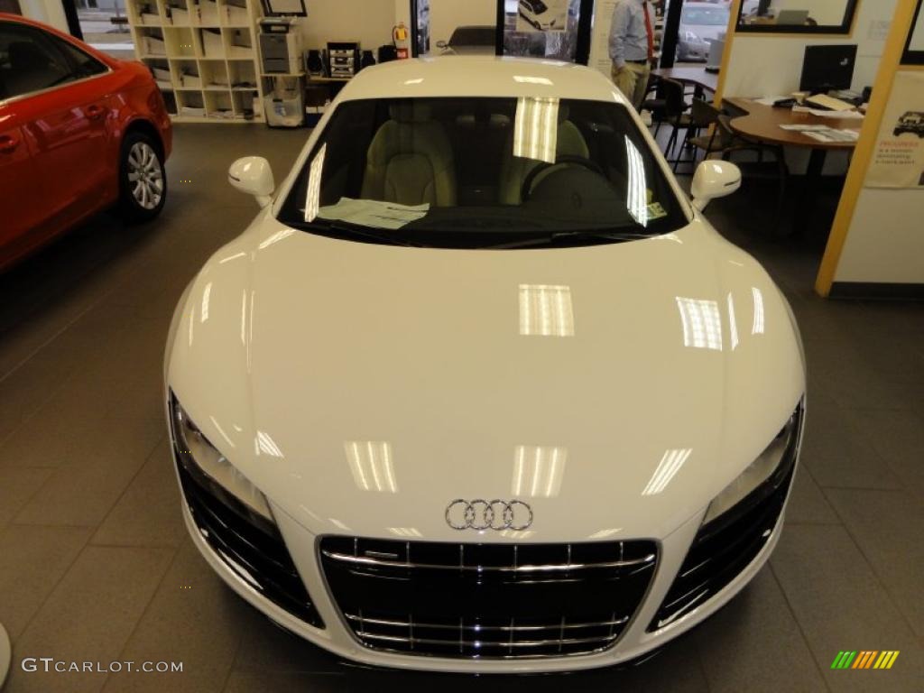 Ibis White 2011 Audi R8 5.2 FSI quattro Exterior Photo #46040308
