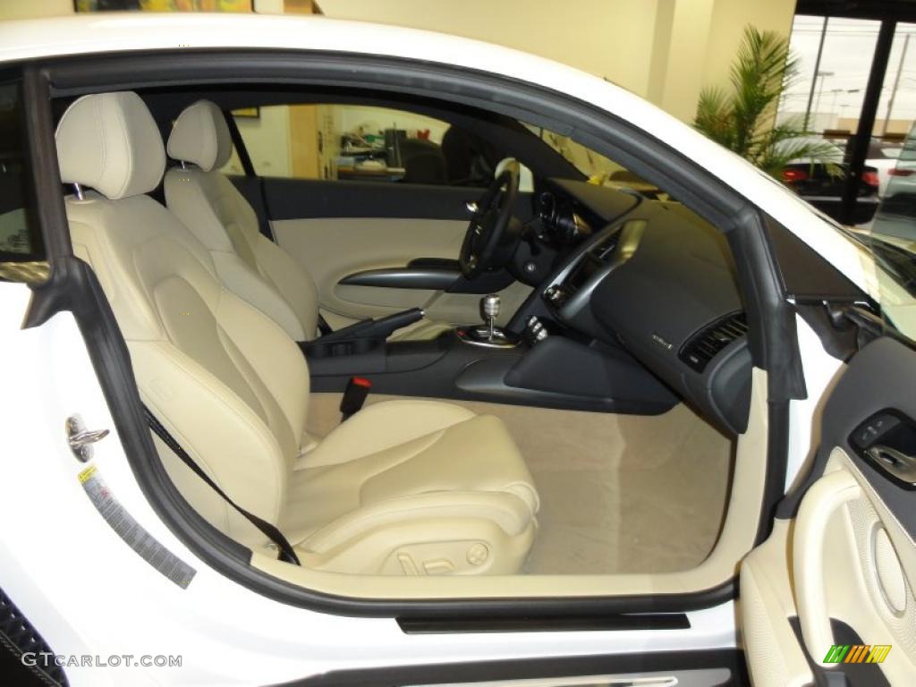 Luxor Beige Nappa Leather Interior 2011 Audi R8 5.2 FSI quattro Photo #46040362