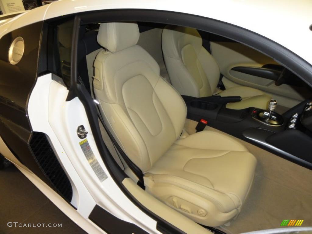 Luxor Beige Nappa Leather Interior 2011 Audi R8 5.2 FSI quattro Photo #46040368