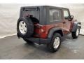 2009 Red Rock Crystal Pearl Coat Jeep Wrangler Rubicon 4x4  photo #2