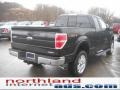 2011 Tuxedo Black Metallic Ford F150 Lariat SuperCab 4x4  photo #6