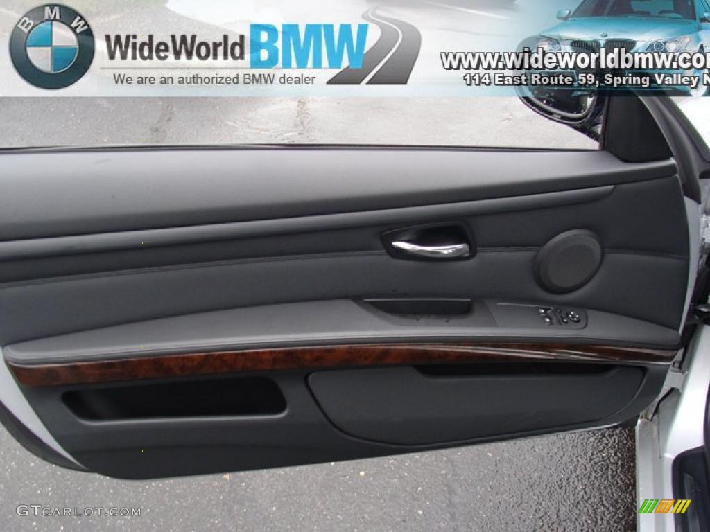 2010 3 Series 335i xDrive Coupe - Space Gray Metallic / Black photo #7