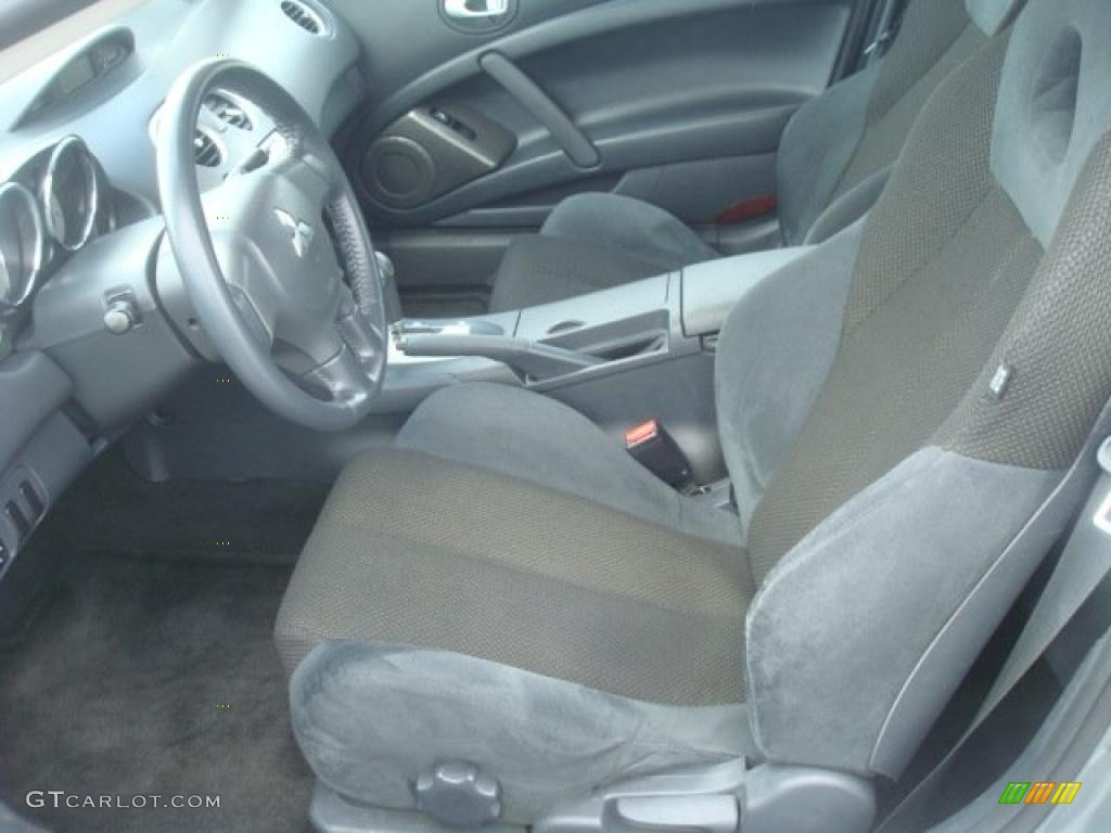Dark Charcoal Interior 2007 Mitsubishi Eclipse GS Coupe Photo #46043094