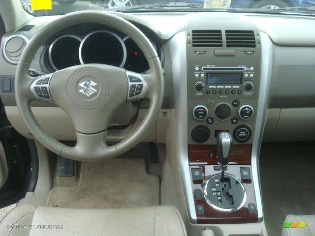 2009 Suzuki Grand Vitara Luxury Beige Dashboard Photo #46043111