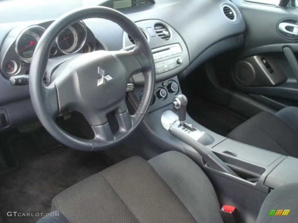 Dark Charcoal Interior 2007 Mitsubishi Eclipse GS Coupe Photo #46043114