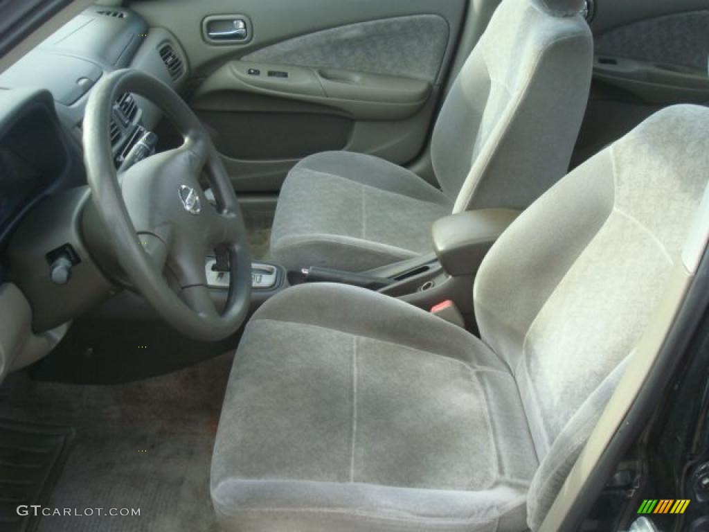Stone Gray Interior 2003 Nissan Sentra GXE Photo #46043306