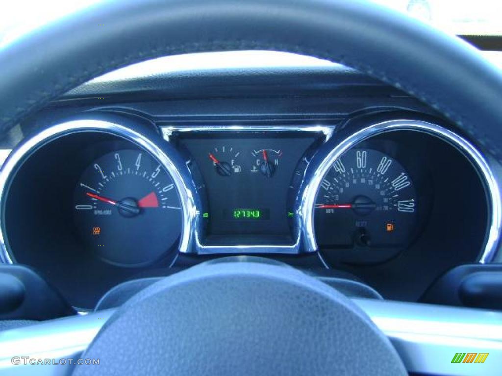 2008 Mustang V6 Deluxe Coupe - Grabber Orange / Dark Charcoal photo #32
