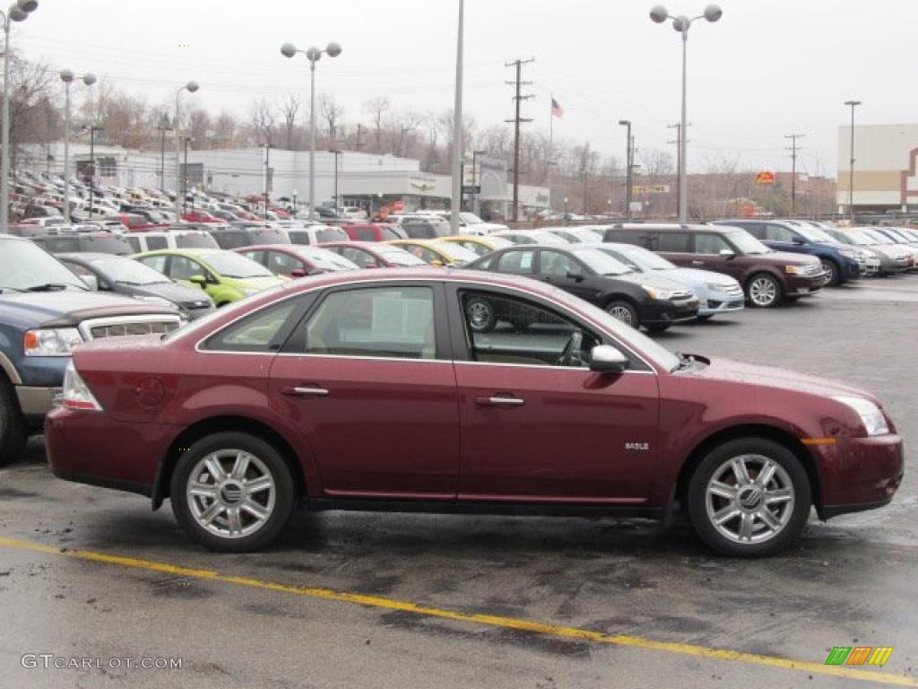 Merlot Metallic 2008 Mercury Sable Premier AWD Sedan Exterior Photo #46043996