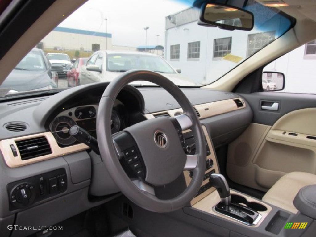 Light Camel Interior 2008 Mercury Sable Premier AWD Sedan Photo #46044098