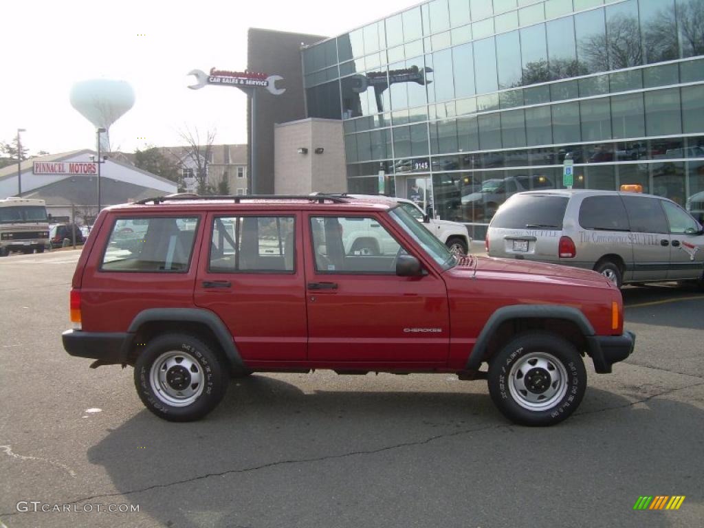 1999 Cherokee SE - Chili Pepper Red Pearl / Camel photo #1