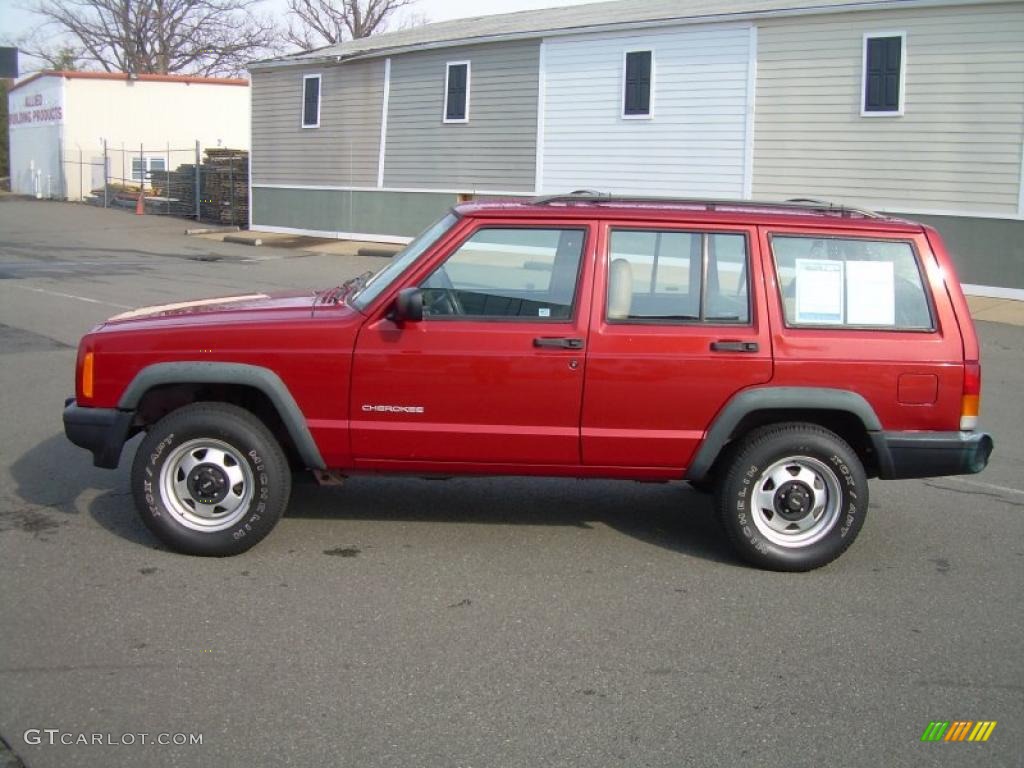Chili Pepper Red Pearl 1999 Jeep Cherokee SE Exterior Photo #46044752