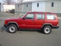 Chili Pepper Red Pearl 1999 Jeep Cherokee SE Exterior