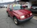 1998 Sunset Red Metallic Chevrolet Tracker Soft Top 4x4  photo #3