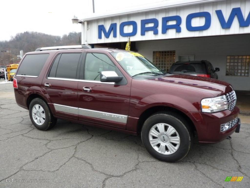 2010 Navigator 4x4 - Royal Red Metallic / Stone photo #2