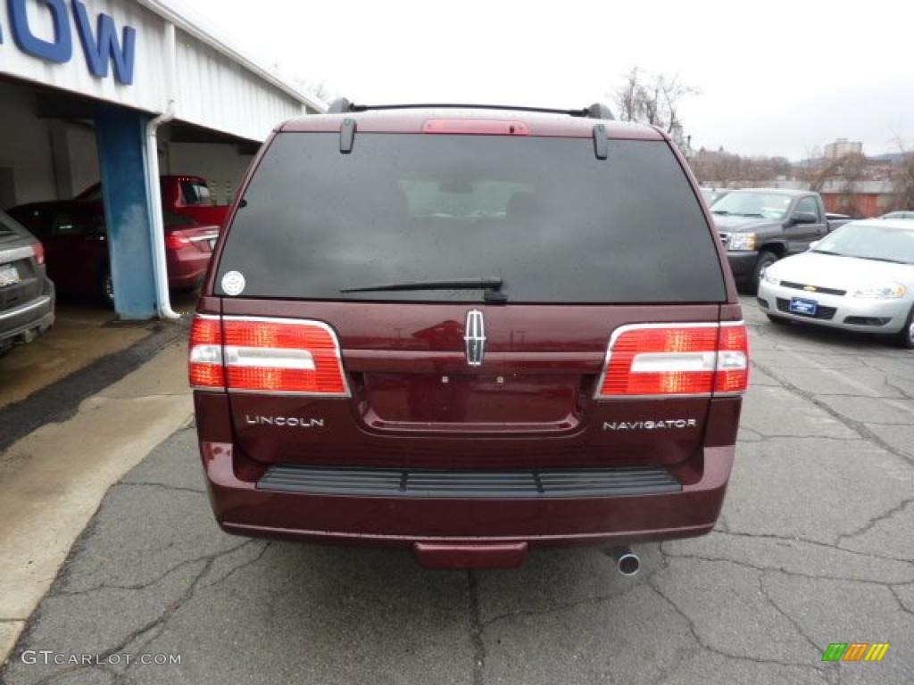 2010 Navigator 4x4 - Royal Red Metallic / Stone photo #9