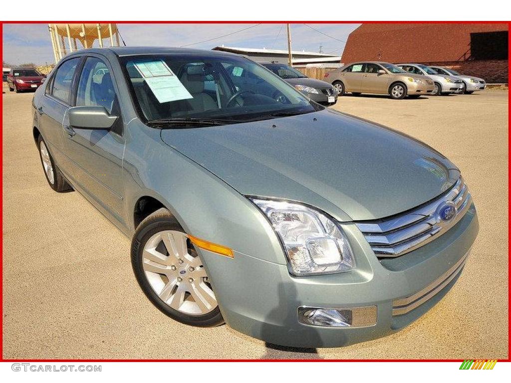 2009 Fusion SEL V6 - Moss Green Metallic / Camel photo #9