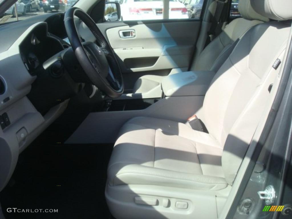 Gray Interior 2009 Honda Pilot Touring Photo #46046105
