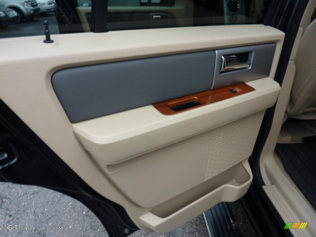 2010 Ford Expedition Eddie Bauer 4x4 Camel Door Panel Photo #46046681