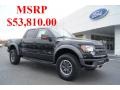 2011 Tuxedo Black Metallic Ford F150 SVT Raptor SuperCrew 4x4  photo #1