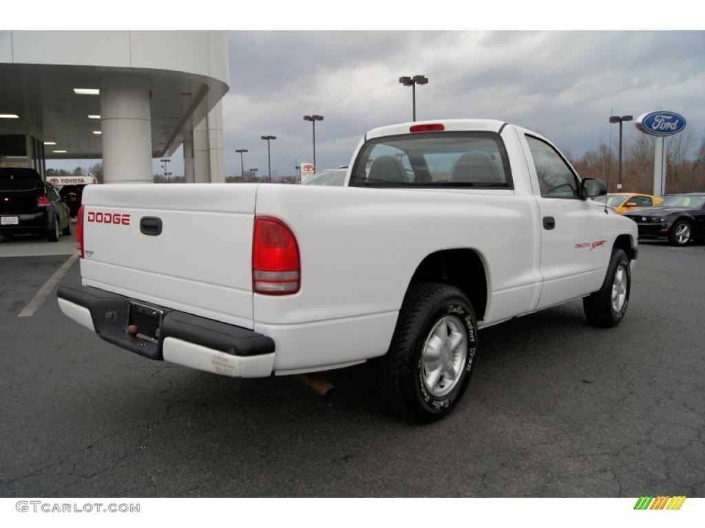 Bright White 1999 Dodge Dakota Sport Regular Cab Exterior Photo #46046822
