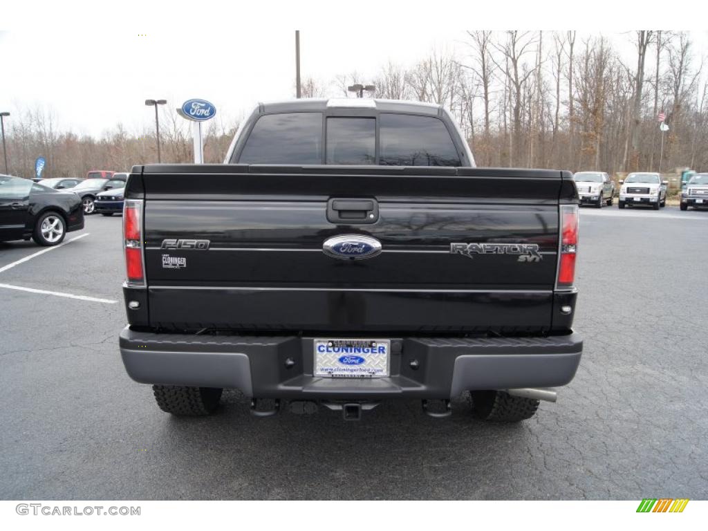 Tuxedo Black Metallic 2011 Ford F150 SVT Raptor SuperCrew 4x4 Exterior Photo #46046891