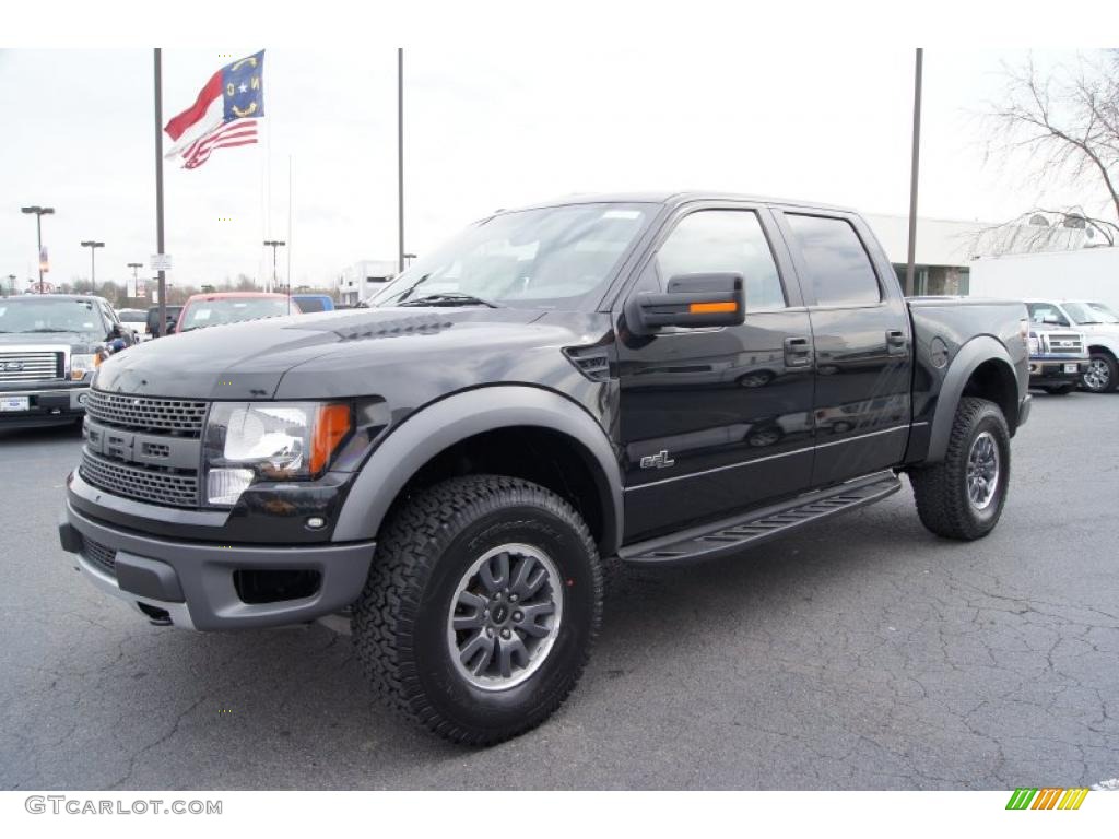 Tuxedo Black Metallic 2011 Ford F150 SVT Raptor SuperCrew 4x4 Exterior Photo #46046924