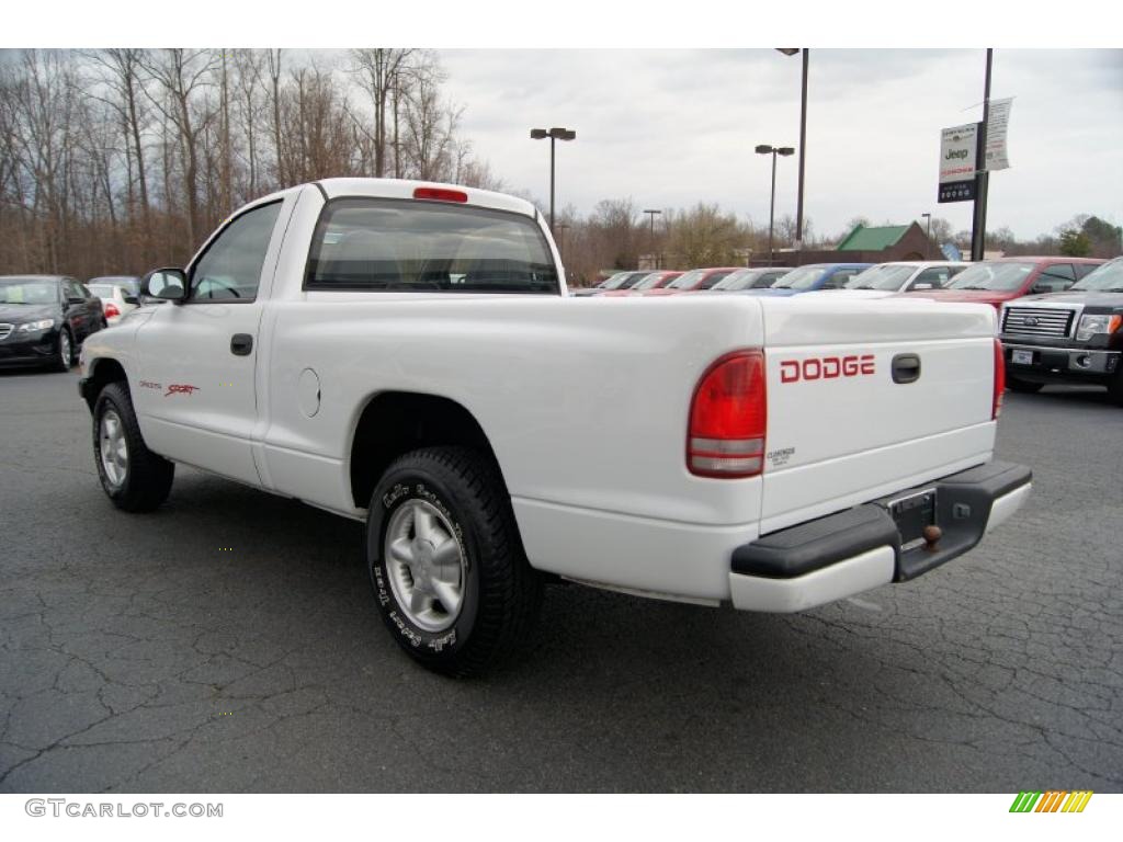 Bright White 1999 Dodge Dakota Sport Regular Cab Exterior Photo #46047191