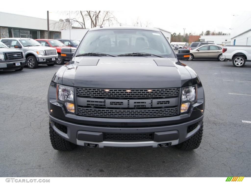 2011 F150 SVT Raptor SuperCrew 4x4 - Tuxedo Black Metallic / Raptor Black photo #55