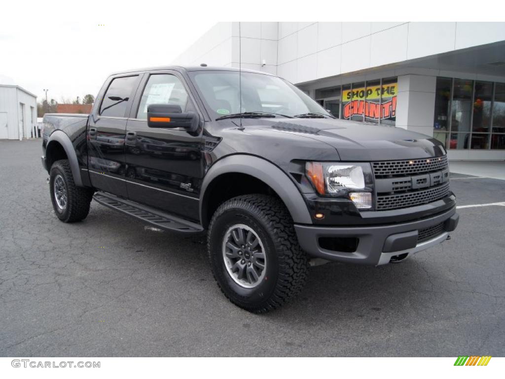 Tuxedo Black Metallic 2011 Ford F150 SVT Raptor SuperCrew 4x4 Exterior Photo #46047308