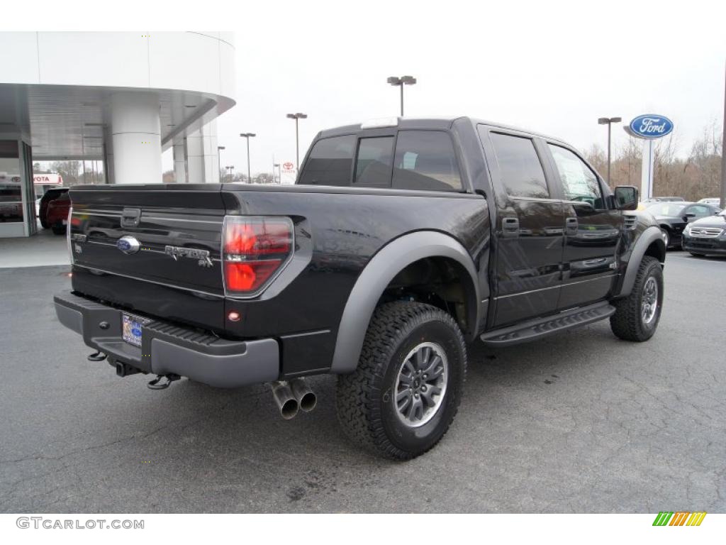 Tuxedo Black Metallic 2011 Ford F150 SVT Raptor SuperCrew 4x4 Exterior Photo #46047311