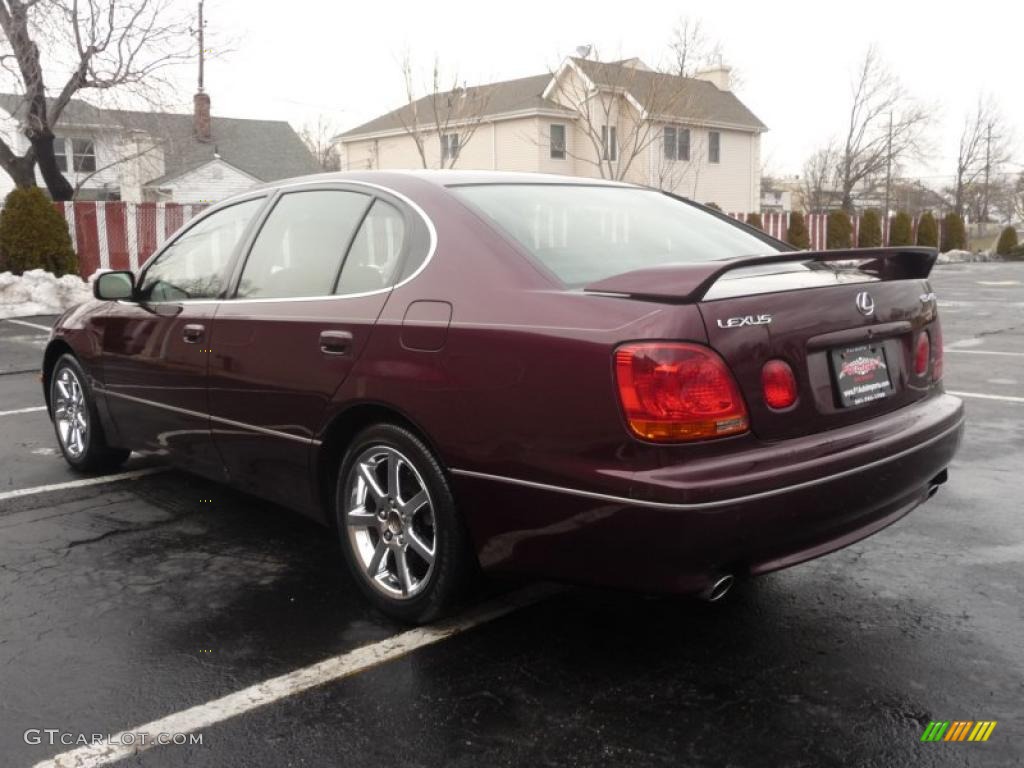 2003 GS 430 - Black Cherry Pearl / Black photo #4