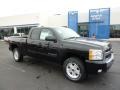 2011 Black Chevrolet Silverado 1500 LT Extended Cab 4x4  photo #1